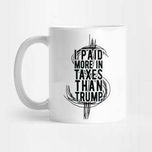 I Paid More Taxes Than Trump president 2020 Mug